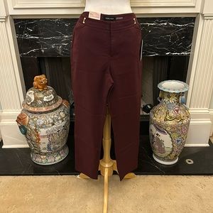 NWT “Ivanka Trump” classic Burgandy dress pants